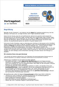 Zusatzqualifizierung Kommissionierstapler